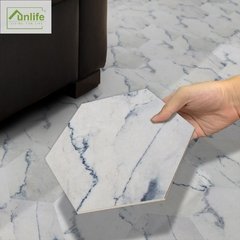 Funlife®Engrossar hexágono piso adesivos de parede auto-adesivo impermeável decoração da cozinha do banheiro anti-deslizamento adesivos à terra