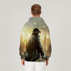 Watch Dogs 2021 nova chegada vapor ubisoft ent jogo assista cães dedsec impressão digital 3d zíper camisola do hoodie traje de manga longa unisex