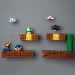 Super mario geladeira ímãs foto parede casa geladeiras decoração adesivo magnético conjunto cozinha casa decoração coleção presentes - comprar online