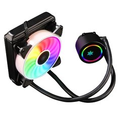 Kllisre cpu ventilador de refrigeração água refrigerador ventilador rgb para intel lga 1150 1151 1155 1200 1366 2011 amd am3 am4 líquido radiador - Dr. Brauch