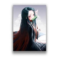 Anime japonês demônio slayer lâmina pintura em tela anime personagem série arte cartazes e impressões decoração quartos das crianças - comprar online