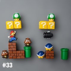 Super mario geladeira ímãs foto parede casa geladeiras decoração adesivo magnético conjunto cozinha casa decoração coleção presentes - comprar online