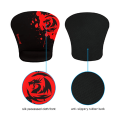 Mousepad redragon peso p020 para jogos, mouse pad de mesa com borda de bloqueio cor sólida customizado para jogos - Dr. Brauch