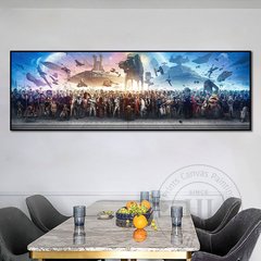 Marvel clássico moive spiderman star war todos os personagens poster disney darth vader pintura em tela imagem da parede para a decoração do quarto