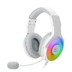 Redragon-fone de ouvido pandora h350 rgb iluminado, fones de ouvido para jogos, com som surround usb 7.1, microfone na internet