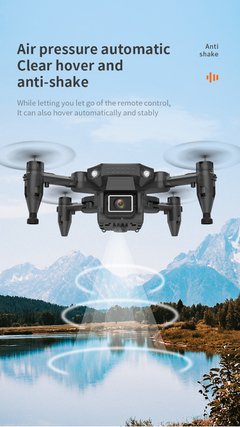 2022 l23 mini zangão 4k hd câmera dupla drones wifi fpv altura manter pequeno dobrável quadcopter rc dron brinquedo para crianças menino presente - loja online