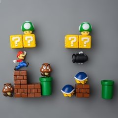 Super mario geladeira ímãs foto parede casa geladeiras decoração adesivo magnético conjunto cozinha casa decoração coleção presentes na internet