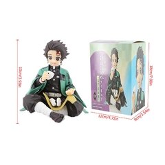 Anime figura demônio assassino kamado nezuko pvc figura de ação brinquedo kimetsu não yaiba gk estátua adulto collectible modelo boneca presentes