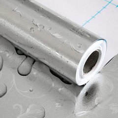 1000cm diy cozinha adesivos de parede folha de alumínio adesivos fogão a fogo armário multifuncional à prova de óleo e à prova dwaterproof água - Dr. Brauch