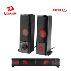 Redragon Orfeu GS550 aux estéreo de 3.5mm para alto-falantes surround música inteligente coluna barra de som alto-falantes de computador PC notebook em casa TV