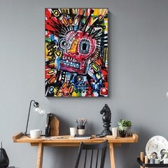 Graffiti arte poster famosa estrela quadros decorativos na parede da lona cartazes e impressões imagem para sala de estar decoração casa - comprar online