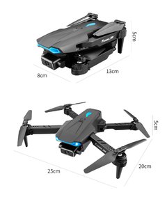 2022 novo mini zangão s89 pro 4k profesional hd câmera dupla wifi fpv drone altura preservação rc helicópteros dron quadcopter brinquedos VS drones kf102 F10 F9 F11pro2 l900 4k pro - Dr. Brauch