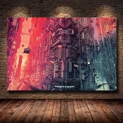 Imagem do Moderno fresco cyberpunks quadros da lona cartazes e cópias da arte parede imagem para sala de meninos quarto casa decoração cuadros