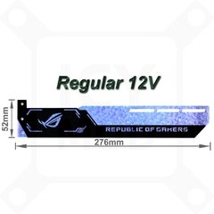 Lcd gpu suporte rgb vga suporte 2.2 Polegada exibição de detecção de temperatura rog horizontal placa de vídeo titular 5v/12v aura sync mod - loja online