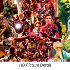 Marvel final jogo vingadores super-herói filme poster imprime pintura da lona arte parede imagem para sala de estar decoração casa cuadros presente - comprar online