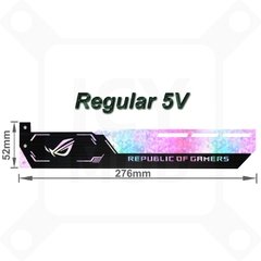 Lcd gpu suporte rgb vga suporte 2.2 Polegada exibição de detecção de temperatura rog horizontal placa de vídeo titular 5v/12v aura sync mod na internet