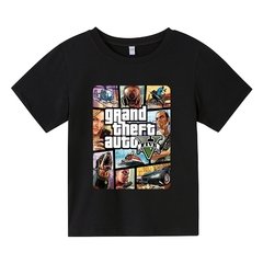 gta 5 meninos verão t camisas legal gta5 meninas tshirt impressão colorida camiseta algodão t camisa - loja online