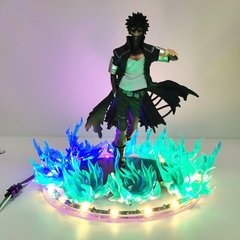 Bonecos de anime de my hero academia, bonecos de pvc com cena de fogo azul dabi, 17cm boku no hero academia, estátua de dabi - comprar online