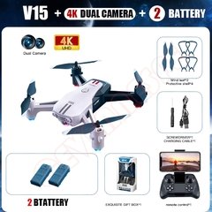 2022 novo mini zangão 4k profesional dron com 1080p hd câmera v15 rc drones dobrável quadcopter avião brinquedos de controle remoto na internet