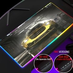 Tapete de mesa personalizado do nfs da borda de travamento de mousepad dos acessórios do usb do porto do cubo 4 da almofada do rato do jogo da velocidade