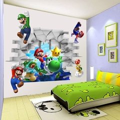 50x70cm 3d bonito dos desenhos animados papel de parede adesivos diy criativo decalque da parede móvel mural arte vinil legal decoração da sua casa - loja online