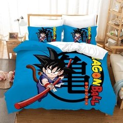 Likurb filho goku kakarotto saiyan duvet caso fronha conjunto de cama gêmeo rainha cheia rei tamanho para crianças menino meninas quarto