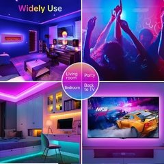 Rgb 5050 luzes de tira led bluetooth app controle usb 5v fita led fita flexível diodo para sala decoração tv backlight - loja online