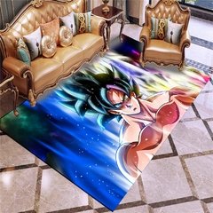 Likurb anime son goku kakarotto saiyan antiderrapante tapetes de entrada bem-vinda tapetes para crianças adultos decoração do quarto casa na internet