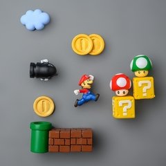 Imagem do Super mario geladeira ímãs foto parede casa geladeiras decoração adesivo magnético conjunto cozinha casa decoração coleção presentes