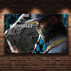 watch dogs Relógio cães jogo on-line, jogo de dramatização, impressão imagem hd em tela hd, pintura de tela, posteres e impressões de arte - Dr. Brauch