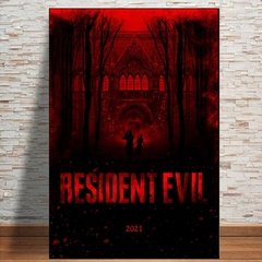 Imagem do 2021 filmes de terror residente mal bem-vindo ao raccoon cidade cartaz para sala de estar filmes ação pintura em tela arte da parede decoração casa