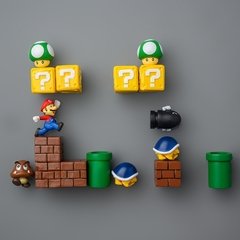 Super mario geladeira ímãs foto parede casa geladeiras decoração adesivo magnético conjunto cozinha casa decoração coleção presentes