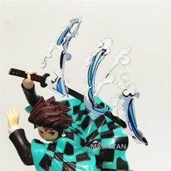 Action figure de anime kamado tanjirou agatsuma zenitsu, personagens kimetsu no yaiba, brinquedos demônicos slayer, presentes de natal - loja online