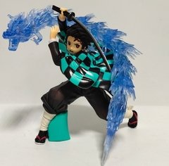 Imagem do Action figure de anime kamado tanjirou agatsuma zenitsu, personagens kimetsu no yaiba, brinquedos demônicos slayer, presentes de natal