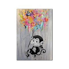 Graffiti arte poster famosa estrela quadros decorativos na parede da lona cartazes e impressões imagem para sala de estar decoração casa - comprar online