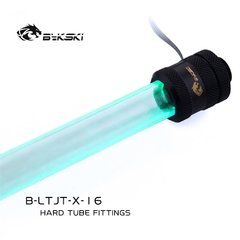 Bykski compressão de iluminação rgb, acessórios para resfriamento de água od14/od16mm com tubo rígido 5v3pin na internet