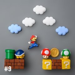 Imagem do Super mario geladeira ímãs foto parede casa geladeiras decoração adesivo magnético conjunto cozinha casa decoração coleção presentes