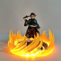 Action figure de anime kamado tanjirou agatsuma zenitsu, personagens kimetsu no yaiba, brinquedos demônicos slayer, presentes de natal