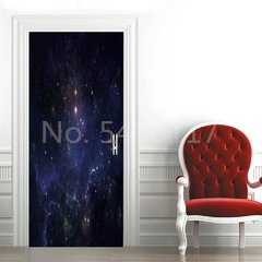 Astronauta Adesivo de porta Lua Terra Planeta Espaço porta Papéis de parede Adesivo de parede 3D Peel and Stick Vinil Quarto sala de estar Decoração Poster DIY Móveis geladeira porta adesivos na internet