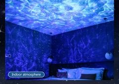 Céu estrelado projetor noite luz nave espacial lâmpada galáxia led lâmpada de projeção bluetooth alto-falante para crianças quarto festa em casa decoração - comprar online