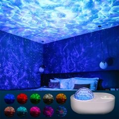 Céu estrelado projetor noite luz nave espacial lâmpada galáxia led lâmpada de projeção bluetooth alto-falante para crianças quarto festa em casa decoração - comprar online