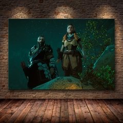 Horizonte zero dawn cartaz do jogo arte da parede cartazes e cópias quadros decorativos pintura em tela para sala de estar decoração casa - Dr. Brauch