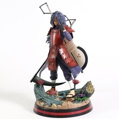 Estátua de uchiha madara com uchiwa gk, modelo de coleção de brinquedos na internet