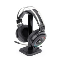 Redragon lamia h320 rgb backlighting gaming headphone, 7.1 usb surround som computador fones de ouvido com microfone suporte