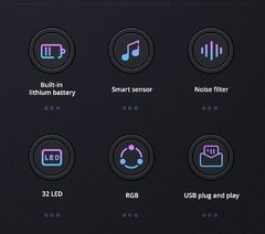 Barra de luz led com controle de voz, luz rgb colorida de ritmo musical, controle de voz automotivo na internet