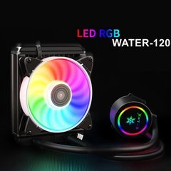 Kllisre cpu ventilador de refrigeração água refrigerador ventilador rgb para intel lga 1150 1151 1155 1200 1366 2011 amd am3 am4 líquido radiador