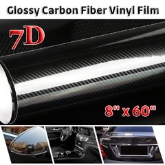 20cm x 152cm 7d fibra de carbono vinil envoltório rolo filme adesivo do carro decalque da motocicleta estilo automóvel carro envoltório adesivos auto decalque - comprar online