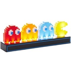 Pac homem jogo led usb 3d luz da noite sala de jogos decoração mesa música ilusão lâmpada do bebê dormir luz para o presente do feriado da menina do menino na internet