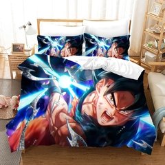 Likurb filho goku kakarotto saiyan duvet caso fronha conjunto de cama gêmeo rainha cheia rei tamanho para crianças menino meninas quarto