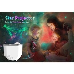 Aurora estrelado galáxia projetor luz bluetooth falante música planeta luz da noite estrela nebulosa lâmpadas para o quarto luzes do norte - comprar online